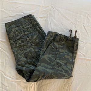 Camo Capri pants